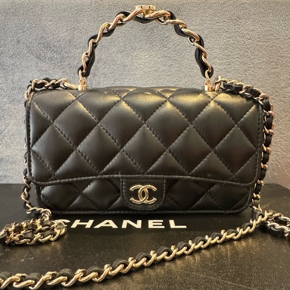 Chanel Classic Mini Flap Bag with Top Handle, Brand New, 100% authentic! - Picture 1 of 7